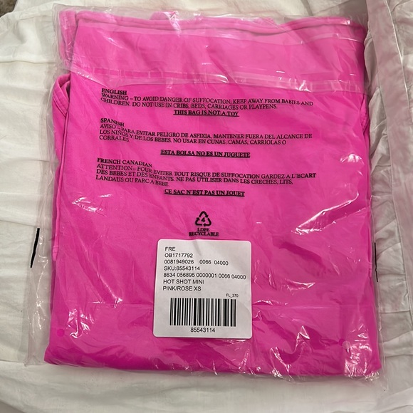 FP Movement Hot Shot Mini Dress -Pink Living Magenta Free People Size XS New NWT - Picture 5 of 5